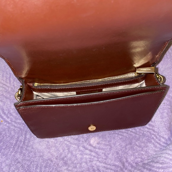 Michael Kors Maroon and Gold Crossbody - Picture 7 of 9